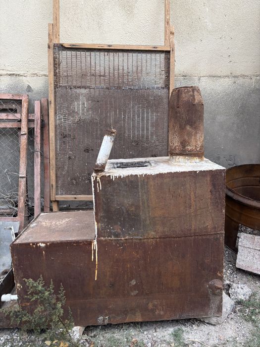 Печь уголь и газ