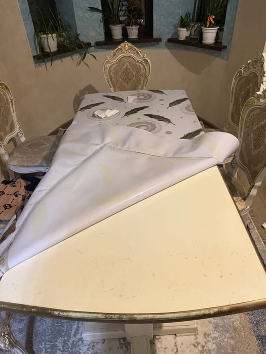 Стол для кухни белый 2 метр