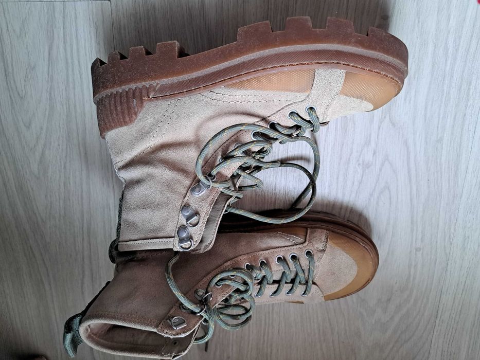 Нови боти/туристичесси естествен велур Зара