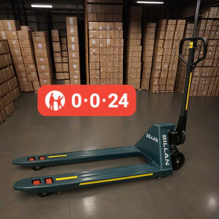 KASPI 0-0-24! Рохля Шанхай SH-2000 — гидравлическая тележка 2т.