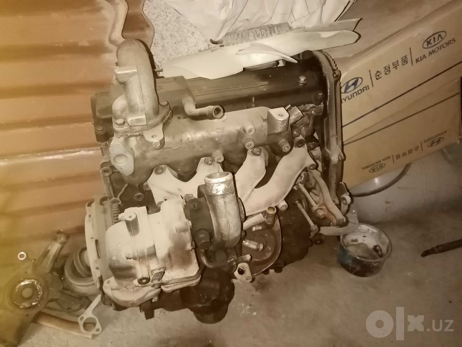Двигатель дизель с коробкой КПП для автомобиля Киа Спортаж 1998 г. в