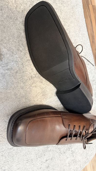 Туфли tufli shoes ботинки 43 оригинал кожа ручной работы