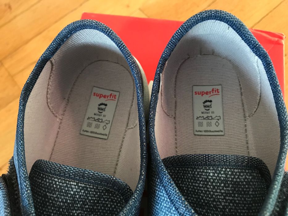 Чисто нови Superfit Weite M III детски пантофи номер 35