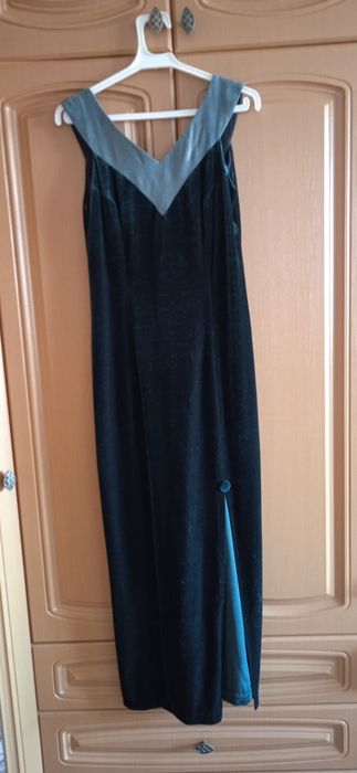 Вечернее платье велюр