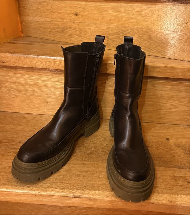 Дамски боти от ЕСТЕСТВЕНА кожа