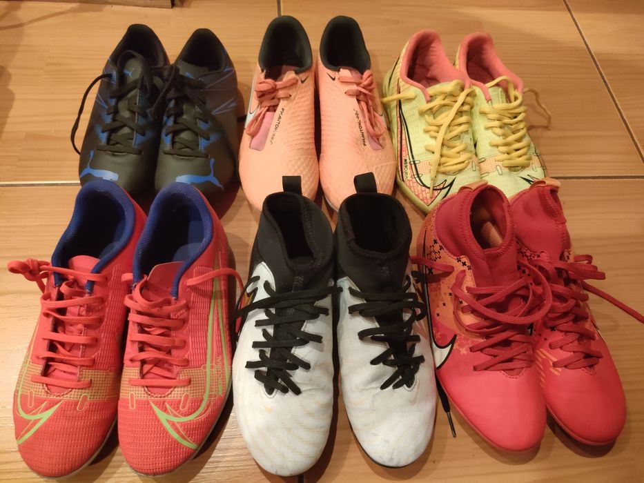 Ghete fotbal Nike Adidas 33,34,35 iarba, sintetic, sala stare f buna