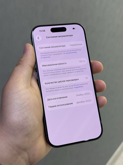 iPhone 17 256 GB АКБ 100% 57 цикл | Mobile Zone