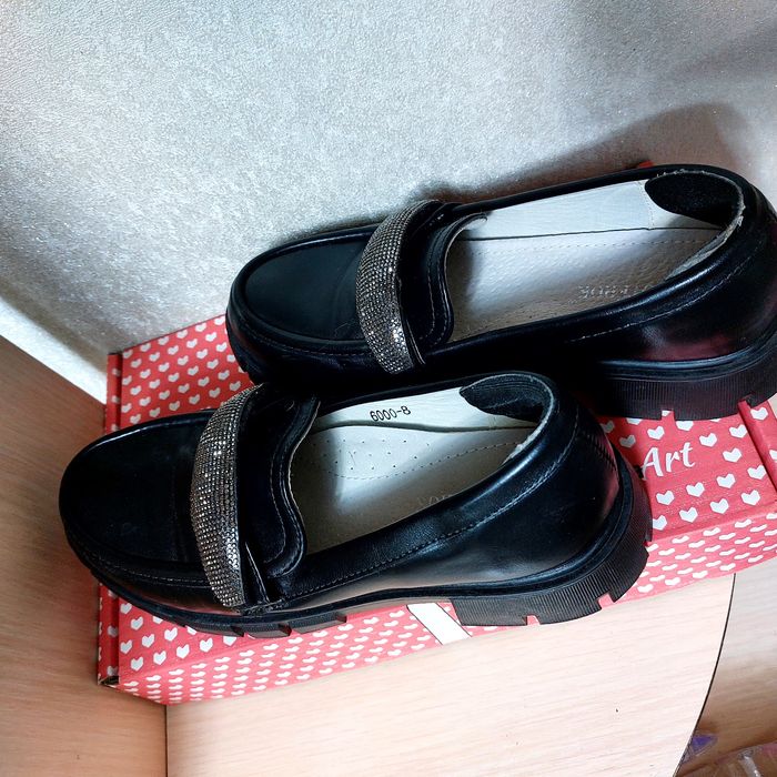 Туфли ботфорт для девочек 34 раз