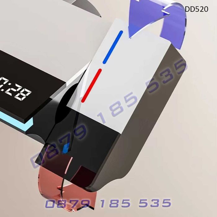 Луксозна душ система LED дисплей температура време пита слушалка баня