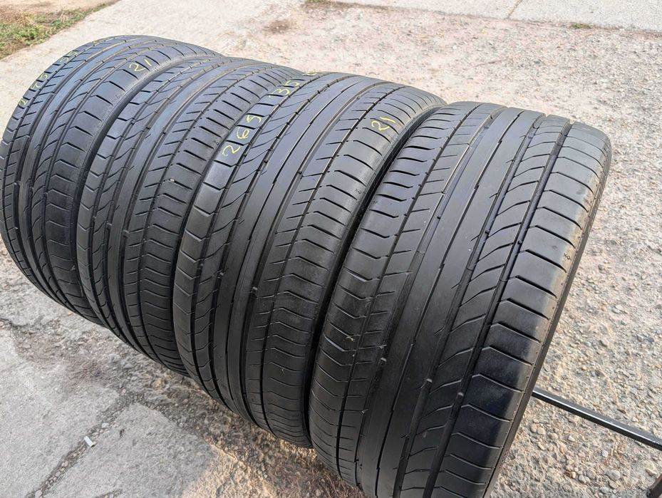 SET 4 Anvelope Vara 245/35 R21 + 265/35 R21 CONTINENTAL TESLA Original
