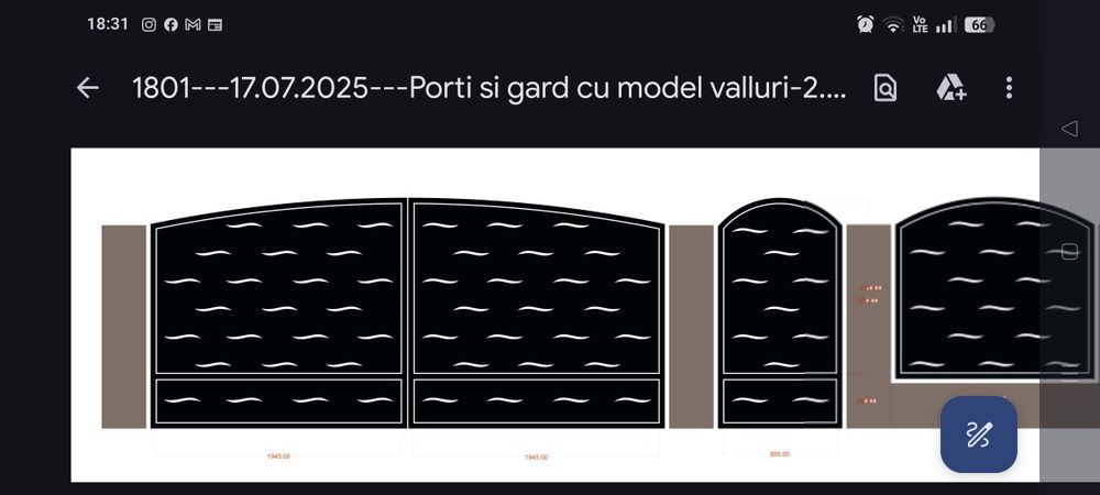 Porți și panouri stil jaluzea