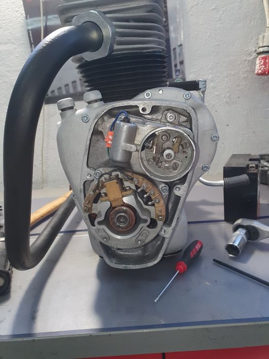 Vand motor si cutie viteze AWO Touren (Simson) 1955 reconditionate