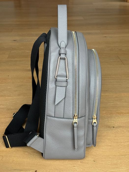 Rucsac Coccinelle piele naturala gri, nou