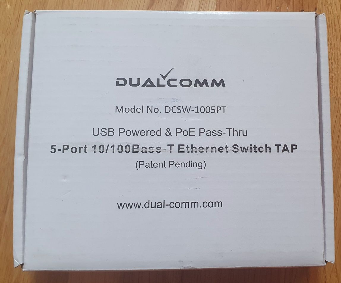 USB Powered 5-Port 10/100Base-T Ethernet Switch – Dualcomm