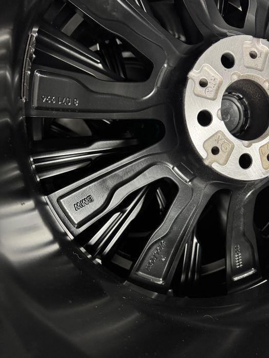 Jante Bmw X5 X6 R20 G05 G06 Originale M740 Semi Mat Negru Pirelli de vara