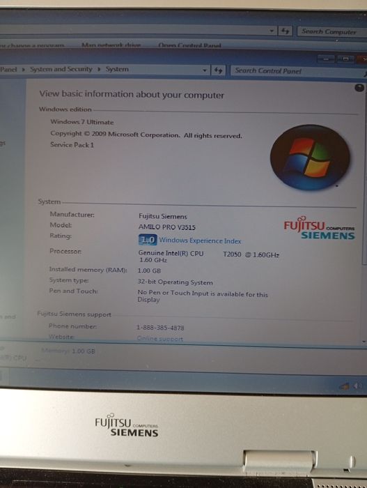 Laptop Fujitsu Siemens Amilo pro V3515V3515