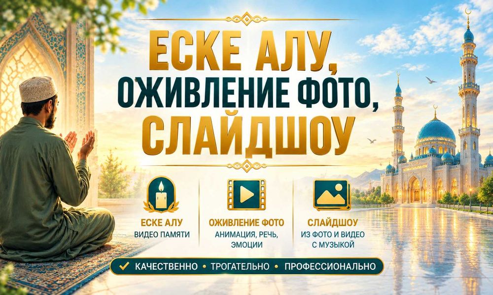 ЕСКЕ АЛУ | Слайд-Шоу | Оживление Фото | Видеомонтаж