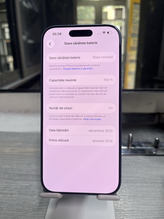 Telefon Iphone 17 -256 Gb . Ca nou