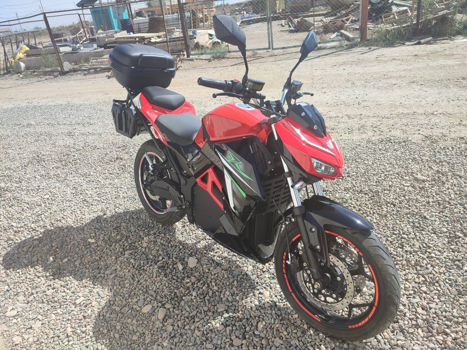 Электробайк электромотоцикл скорость 120, запас 100