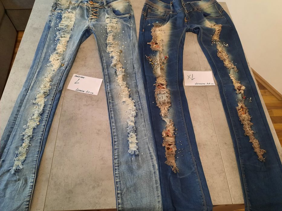 Blugi dama L/XL lungi/scurti