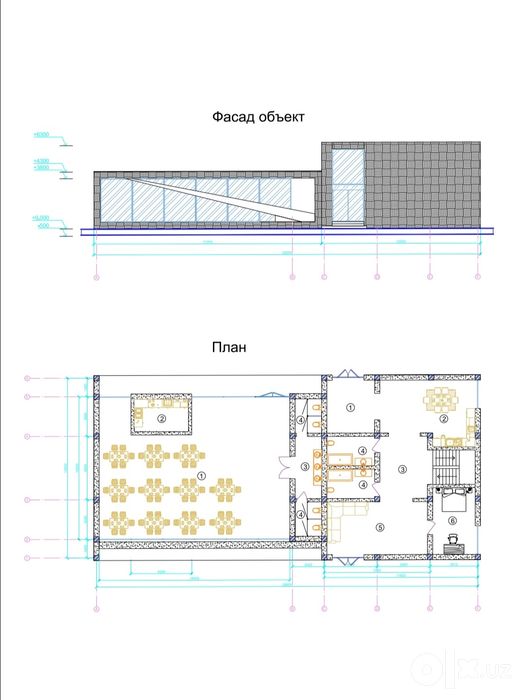 Чертежи в AutoCAD и визуализация в 3D max:План, фасад, разрезы