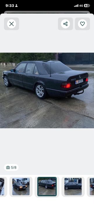 Mercedes W 124 fabricație 1985