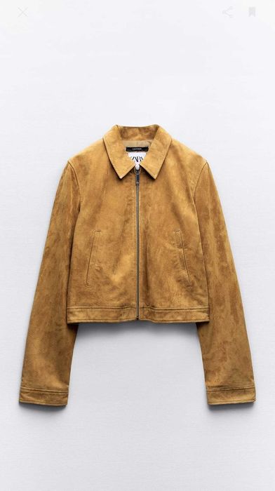 Ofertă! Geacă din piele întoarsă Zara Preț fix!!