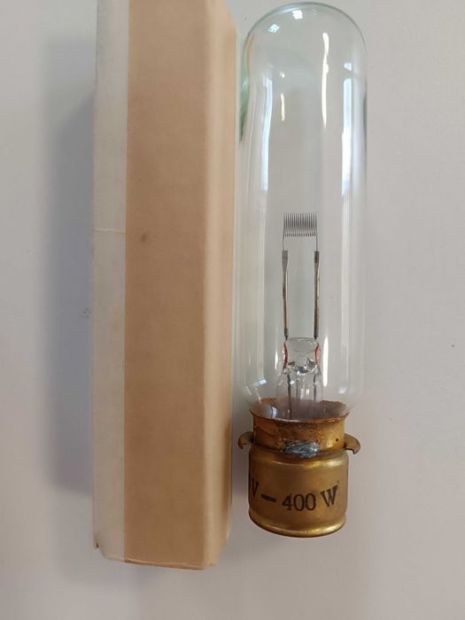 Bec proiecție cinematografică vintage, 400W – 30V – nou, professional