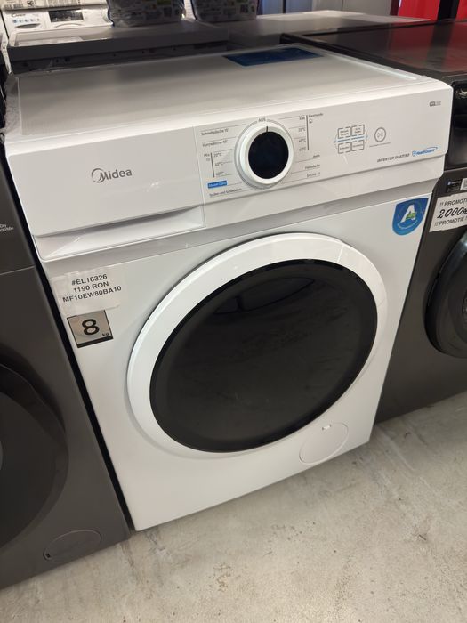 Mașină de spălat rufe Midea MF10EW80BA10, factura si garantie 12 luni