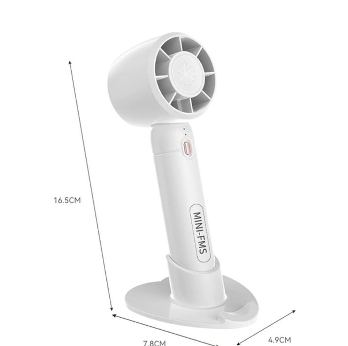Мини вентилатор на батерия за охлаждане, разпалване на барбекю и др