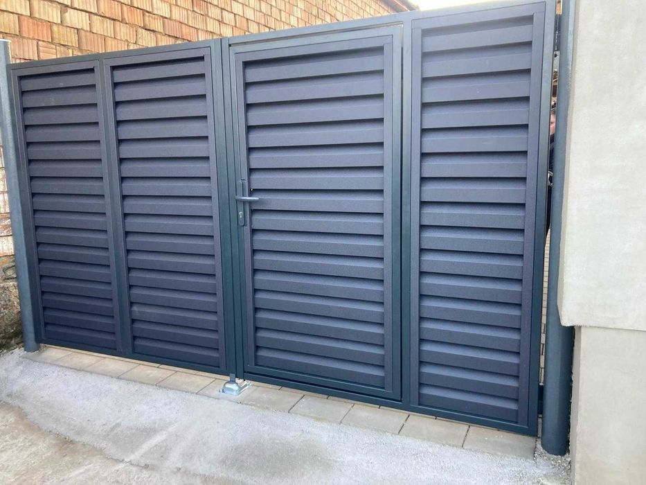 Gard metalic jaluzea | Suruburi ascunse | Harghita | Model 2026 |