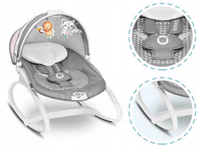 Fotoliu, Lionelo, balansoar Henk Scandy Spatar reglabil, ,Cu 5 melodii