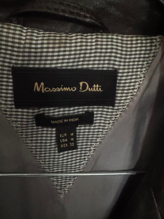 Massimo Dutti кожено дамско яке - размер М