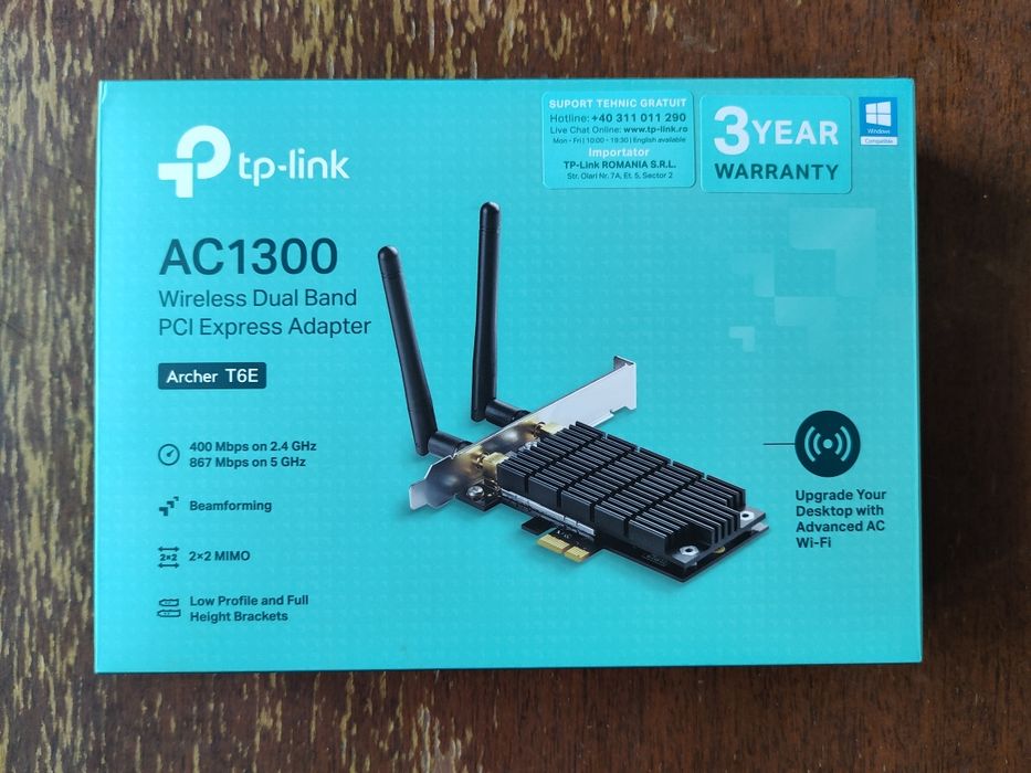 Мрежова карта TP-link AC1300 Archer T6E