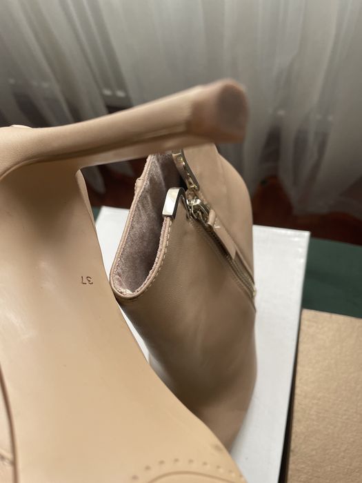 Botine Stradivarius crem