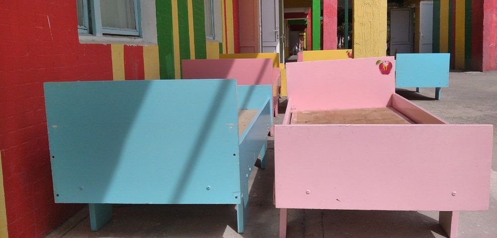 Детская кровать в хорошем состоянии. 30шт. по 50к.