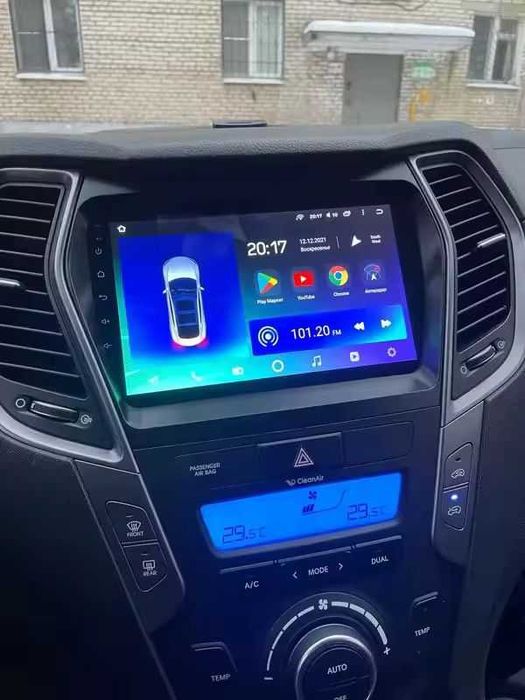 Navigație Android CarPlay Hyundai Santa Fe 3, ix45 2013-2017