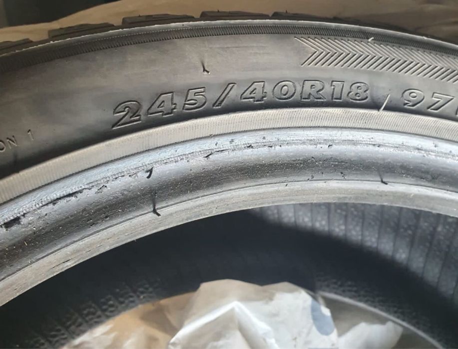 Шины зимние r 18 разноширокие