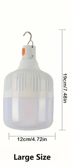 Lampa 300W - încărcare USB, cu cârlig de agățare