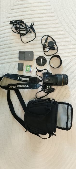 Canon EOS 400D + Tamron 18–200 мм