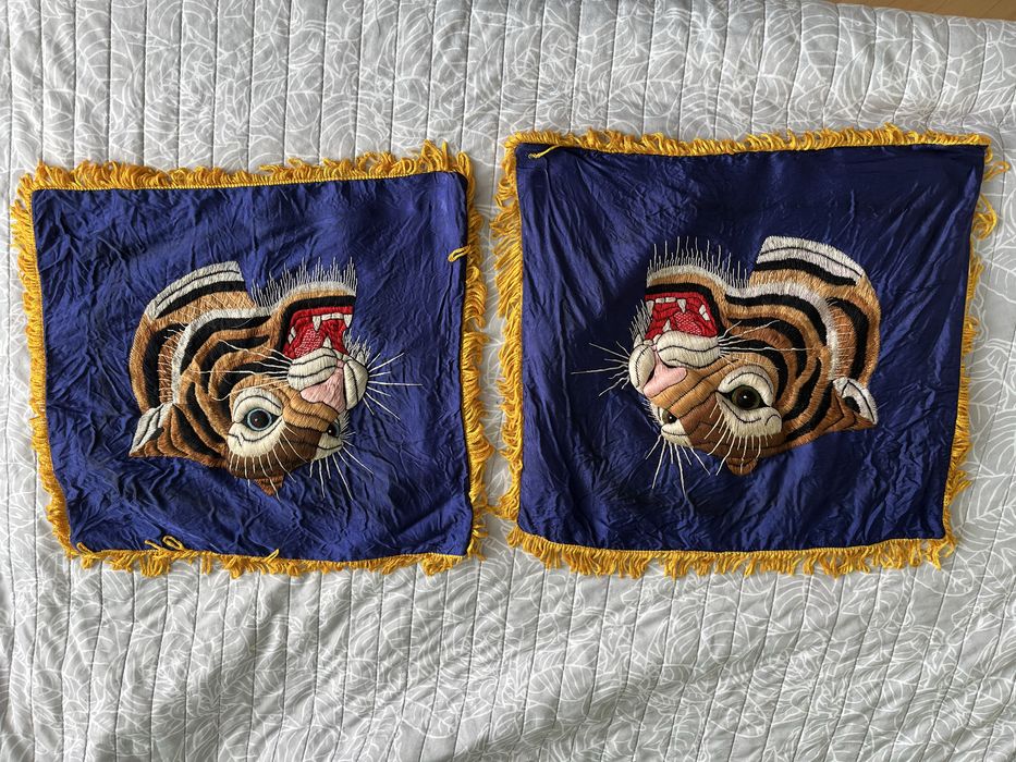 Калъф за възглавница тигър винтидж