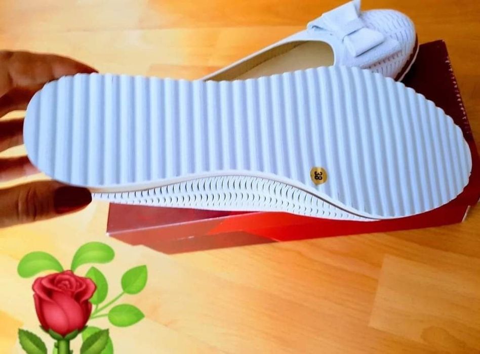 Balerini piele naturala super model import Italia