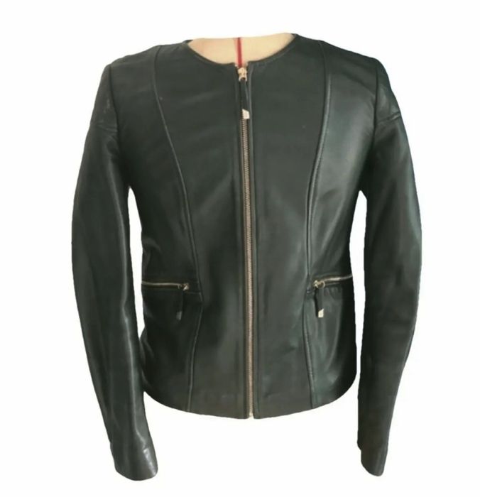 Geaca piele Massimo Dutti