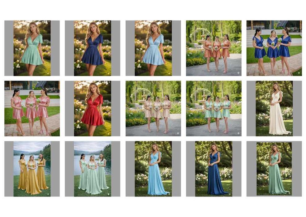 rochițe pentru domnișoare de onoare! Eleganță, preț bun