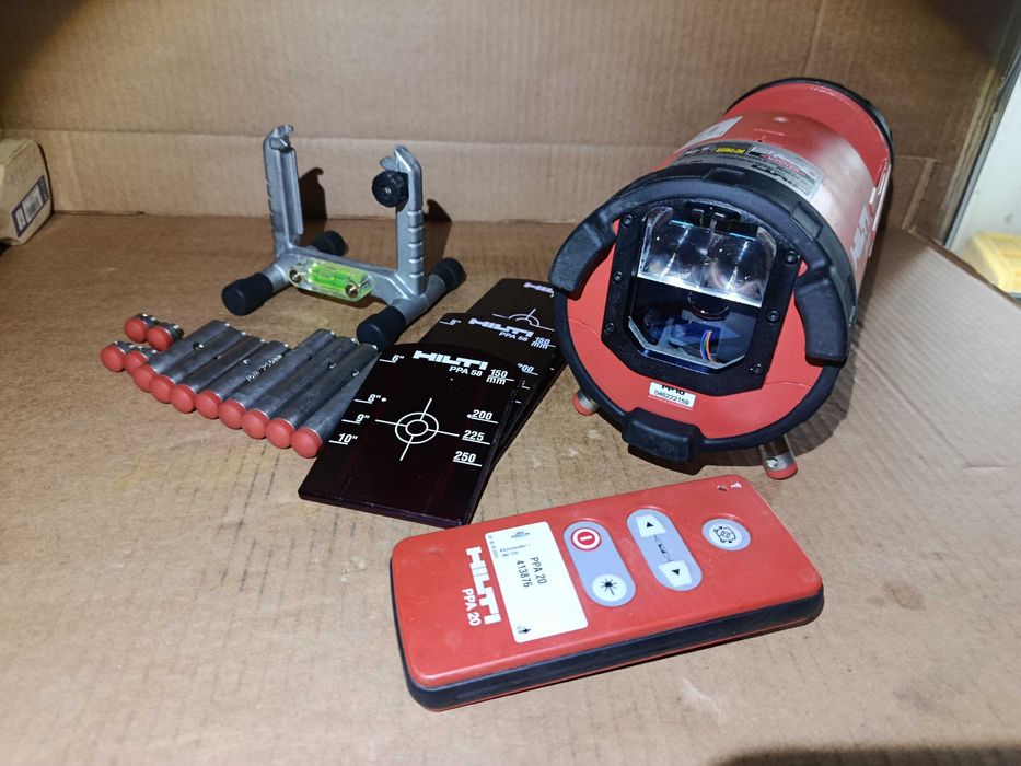 HILTI Laser PP 10 calibrat pentru tevi canalizare la cutie full BOX