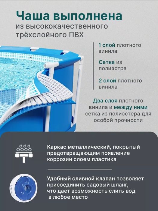 Бассейн каркасный  Bestway 305х76