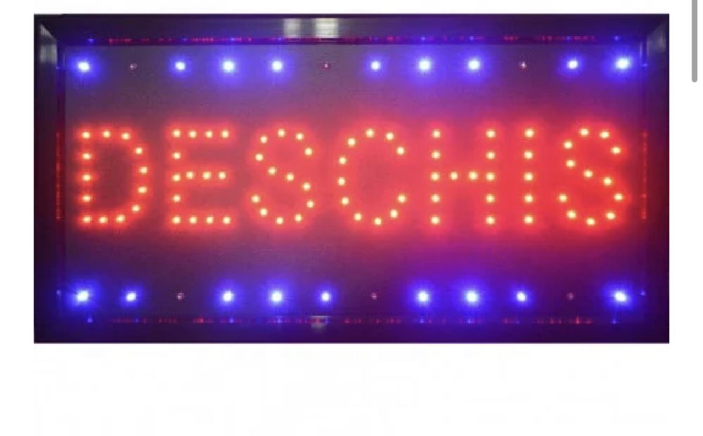 Firma luminoasa dinamica 50x25cm, Semn LED vitrina geam usa magazin