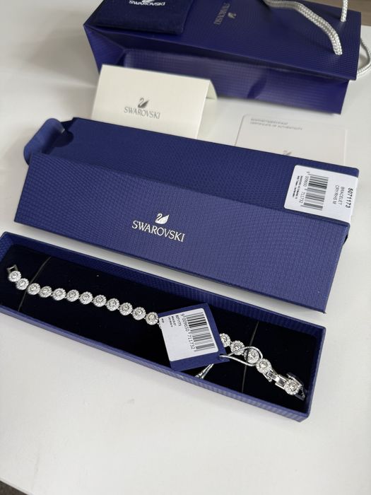 Bratara Swarovski Una Angelic Silver/Argintie