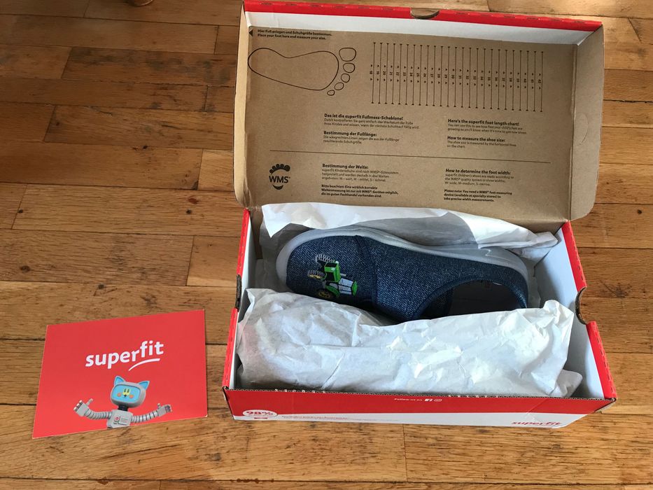 Чисто нови Superfit Weite M III детски пантофи номер 35