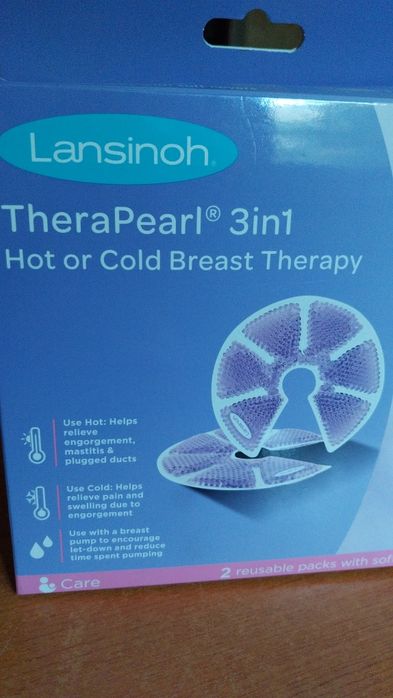 Tampoane pentru sâni Lovi, Minut și Pernute cu gel pentru sani 3 in 1 Thera Pearl, 2 bucati, Lansinoh
terapie la cald sau la rece pentru sani